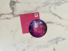 Load image into Gallery viewer, disco ball with matching pink envelope