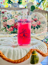 Load image into Gallery viewer, topiary in french pot acrylic swizzle stick in glass