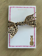 Load image into Gallery viewer, Pink bamboo with cheetah notepad