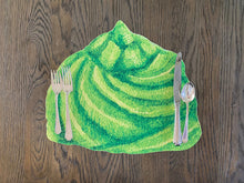 Load image into Gallery viewer, Sushi Placemats Charger Wasabi Sashimi Nori Sake Daikon Chirashi Unagi California Roll Tuna Roll Nigiri Maki Temaki Alaksa Dragon Roll