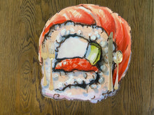 Load image into Gallery viewer, Sushi Placemats Charger Wasabi Sashimi Nori Sake Daikon Chirashi Unagi California Roll Tuna Roll Nigiri Maki Temaki Alaksa Dragon Roll