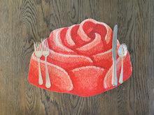 Load image into Gallery viewer, Sushi Placemats Charger Wasabi Sashimi Nori Sake Daikon Chirashi Unagi California Roll Tuna Roll Nigiri Maki Temaki Alaksa Dragon Roll