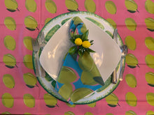 Load image into Gallery viewer, Lime Placemat Fruit Watercolor Poolside Indoor Outdoor Summer Beach Citrus Wipeable