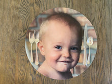 Load image into Gallery viewer, Personalized Photo Placemat Gift for dad Mothers day Fathers Grandparents birthday party kid activity kid gift Birthday Wedding 60th 40th
