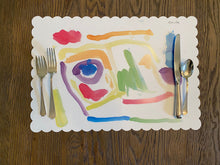 Load image into Gallery viewer, Kid Art Placemat, Child Art Placemat, Child Art, Kid Art, Custom Placemat, Personalized Gift, Art Gift, Gift for Mom, Gift for Dad, Kid Gift
