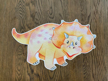 Load image into Gallery viewer, Dinosaur Placemat, Dinosaur, Child Placemat, Personalized Placemat, Child Gift, Birthday Gift, Kid Gift, Gift for Boy, Gift for Girl, Dino