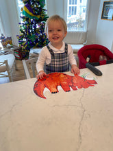 Load image into Gallery viewer, Dinosaur Placemat, Dinosaur, Child Placemat, Personalized Placemat, Child Gift, Birthday Gift, Kid Gift, Gift for Boy, Gift for Girl, Dino