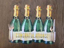 Load image into Gallery viewer, Champagne Bottle Placemat/ Charger
