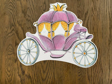 Load image into Gallery viewer, Princess Carriage Placemat, Princess Placemat, Gift for Girl, Princess Gift, Child Placemat, Child Gift, Birthday Gift, Kid Gift, Princess
