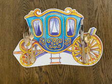 Load image into Gallery viewer, Princess Carriage Placemat, Princess Placemat, Gift for Girl, Princess Gift, Child Placemat, Child Gift, Birthday Gift, Kid Gift, Princess