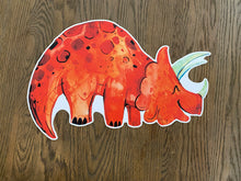 Load image into Gallery viewer, Dinosaur Placemat, Dinosaur, Child Placemat, Personalized Placemat, Child Gift, Birthday Gift, Kid Gift, Gift for Boy, Gift for Girl, Dino