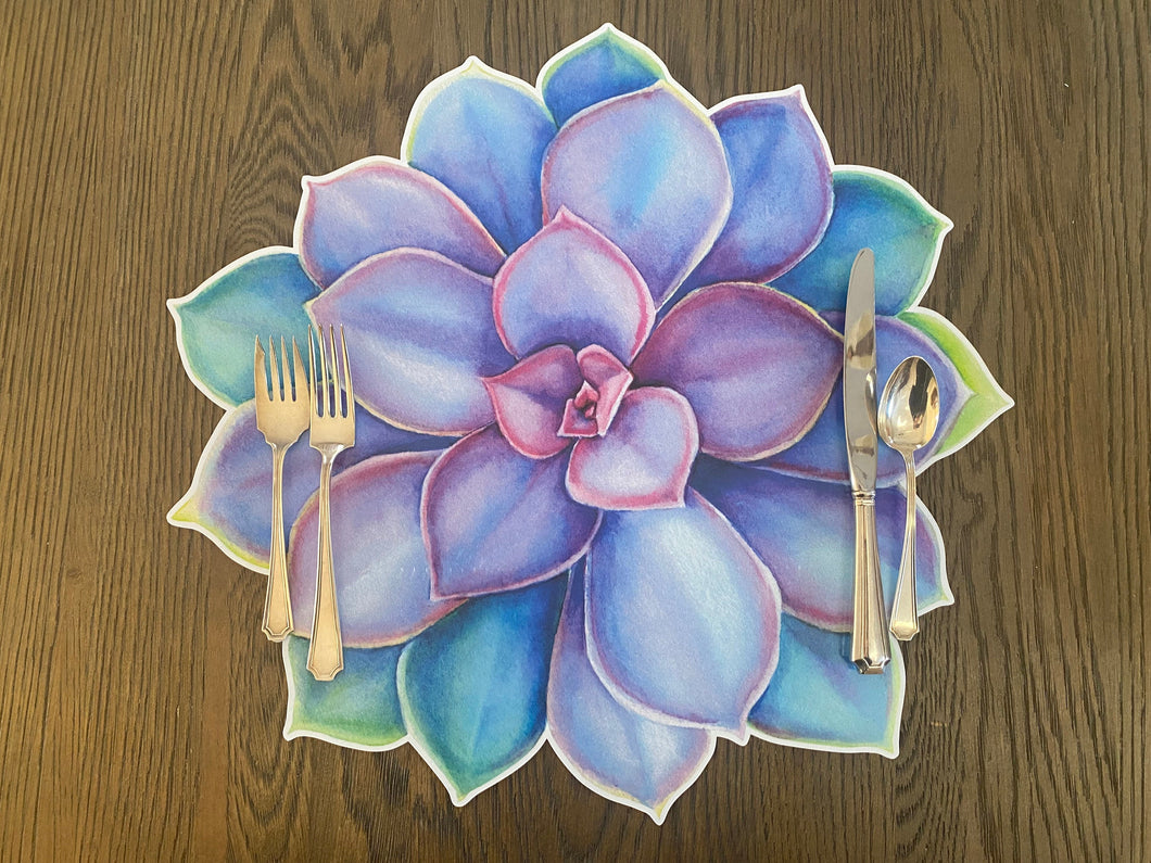 Succulent Placemat Flower Dessert Arizona