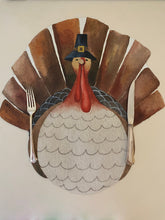 Load image into Gallery viewer, Turkey Placemats, Thanksgiving Placemat, Thanksgiving, Fall Placemat, Hostess Gift, Gift for her, Fall Gift, Turkey, Thanksgiving decor