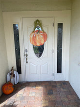 Load image into Gallery viewer, watercolor pumpkin door hanger