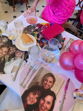 Load image into Gallery viewer, Personalized Photo Placemat Gift for dad Mothers day Fathers Grandparents birthday party kid activity kid gift Birthday Wedding 60th 40th