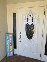 Load image into Gallery viewer, plaid peeps door hanger