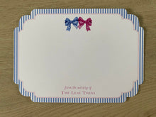 Load image into Gallery viewer, Baby Shower Stationery/ Note card with Envelope Die Cut Watercolor