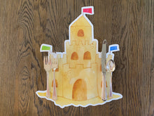 Load image into Gallery viewer, Beach Door Hanger, Door Sign, Door Wreath, Summer Decorations, Outdoor Decorations, Housewarming Gift, Beach Ball, Sand Castle, Swim Trunks