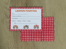 Load image into Gallery viewer, Fill in the Blank Child Stationery with Scallop Edge child gift birthday construction truck unicorn rainbow girl gift boy gift Personalize