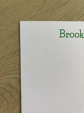 Load image into Gallery viewer, Mermaid Stationery Set with Envelope Liner watercolor personalized girl gift thank you cards birthday gift under the sea nautical beach