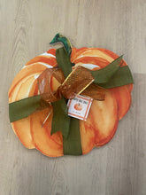 Load image into Gallery viewer, Pumpkin Placemat, Halloween Placemat, Halloween, Thanksgiving Placemat, Fall Decor, Hostess Gift, Halloween Decor, Trick or Treat, Pumpkin