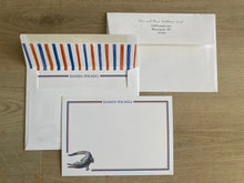 Load image into Gallery viewer, Florida Stationery Set/ Gator Note Cards Gift Set Graduation Gift Dorm Gift