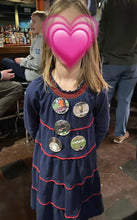 Load image into Gallery viewer, Birthday Buttons Gender Reveal Party Team Boy Team Girl 1st Birthday Dance Team Football Cheer Pageant 40th Birthday 60th Birthday