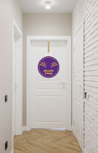 Load image into Gallery viewer, Dorm Door Hangers, College Door hanger, Roommate Door Hanger, College wreath, Dorm Wreath, Personalized Dorm, College Roommate, College Gift