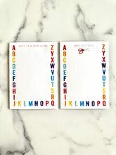 Load image into Gallery viewer, Teacher Gift-Personalized Stationery Notepad-Alphabet- Customizable-Teacher Appreciation- Gift For Teacher-Christmas Teacher Gift