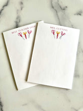 Load image into Gallery viewer, Teacher Gift-Personalized Stationery Notepad-Alphabet- Customizable-Teacher Appreciation- Gift For Teacher-Christmas Teacher Gift