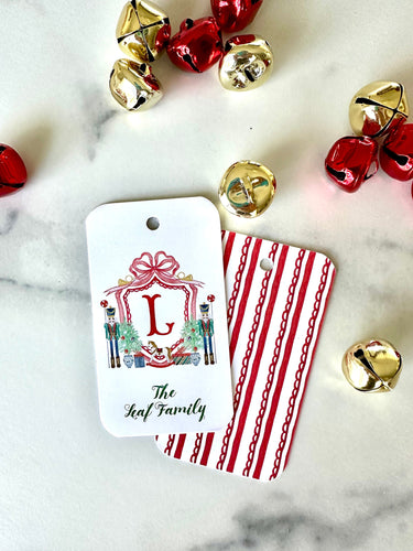 Nutcracker Crest Gift Tag Double Sided