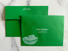 Load image into Gallery viewer, Cafe TWO Monde Invitation Birthday Party Invitation Cafe Du Monde New Orleans Child Birthday Watercolor