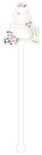 Load image into Gallery viewer, Wedding Acryllic Swizzle Stick Drink Stirrer Love Birds Wedding Cake Pop the champagne Just Married Barware Bar Accessory