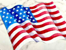 Load image into Gallery viewer, American Flag Placemat- Wavy