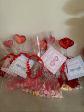 Load image into Gallery viewer, Gift Tag with Gingham and sunglasses You brighten my day valentines card
