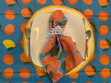 Load image into Gallery viewer, Lemon Fruit Placemat Watercolor Poolside Indoor Outdoor Summer Beach Citrus
