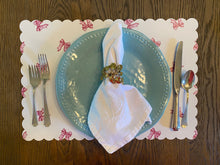 Load image into Gallery viewer, Pink Bow Placemat
