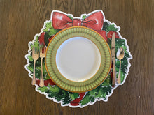 Load image into Gallery viewer, Holiday Wreath Placemat/ Charger
