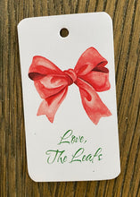 Load image into Gallery viewer, Red Bow Gift Tag
