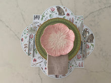 Load image into Gallery viewer, Bunny Pattern Placemat/ Charger- Geometric Cut Out
