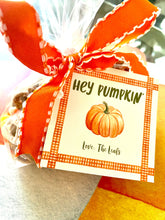 Load image into Gallery viewer, Pumpkin Gift Tag, Fall Gift Tags, Gift Wrap, Hostess Gift, Gift for Her, Personalized Gift, Gift Card, Personalized Tag, Enclosure card, Tag
