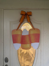 Load image into Gallery viewer, candy corn door hanger
