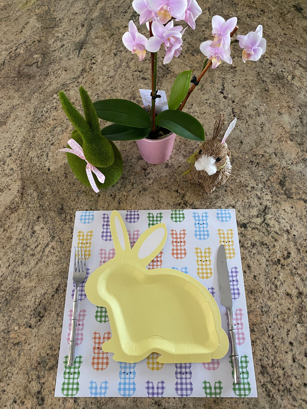 Easter Peeps Paper Placemats, Paper Placemat, Easter Placemat, Easter Gift, Peep Placemat, Spring, Hostess Gift, Child Gift, Spring, Easter