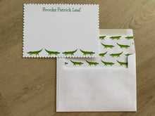 Load image into Gallery viewer, Alligator Stationery Set
