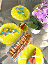 Load image into Gallery viewer, Lemon Fruit Placemat Watercolor Poolside Indoor Outdoor Summer Beach Citrus
